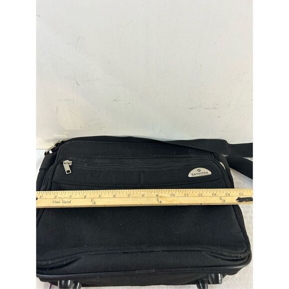 Samsonite black small carry 15x12x4" attached to rolling bag - Picture 6 of 9